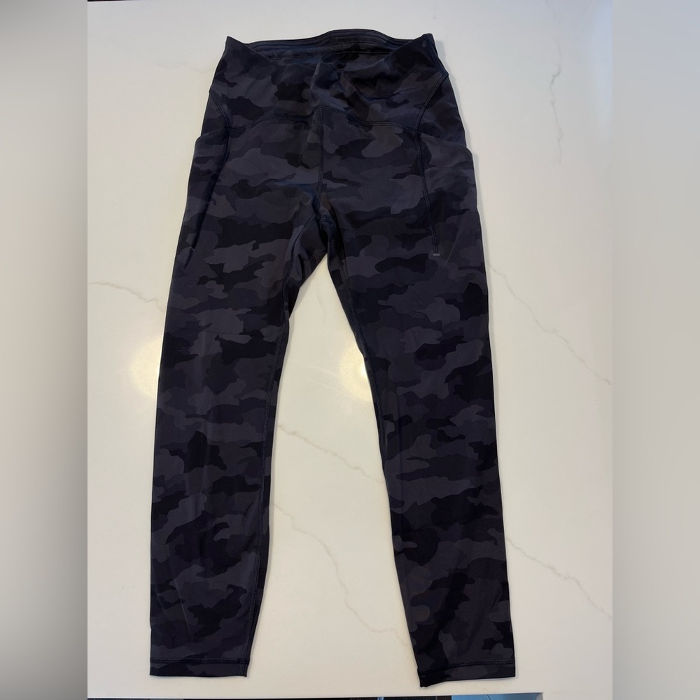 Stylish Black Camouflage Women's Pants